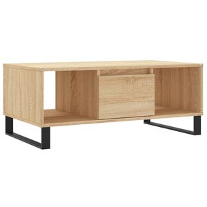 vidaXL Salongbord sonoma eik 90x50x36,5 cm konstruert tre