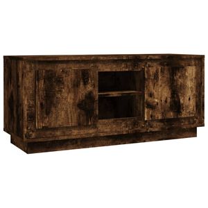 vidaXL TV-benk r&oslash;kt eik 102x35x45 cm konstruert tre