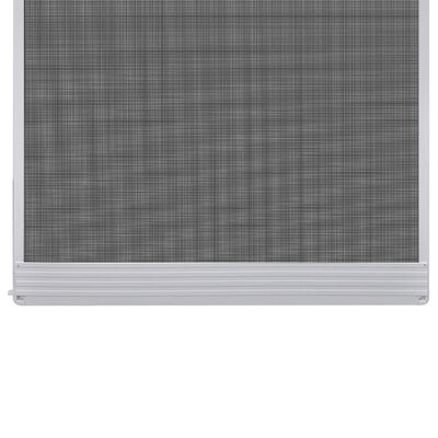 vidaXL Insektskjerm med hengsler for dør hvit 120 x 240 cm