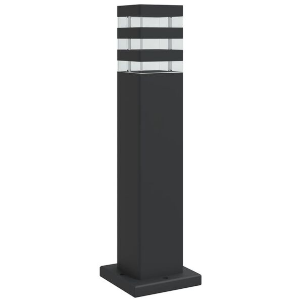 vidaXL Utend&oslash;rs gulvlampe svart 50 cm aluminium