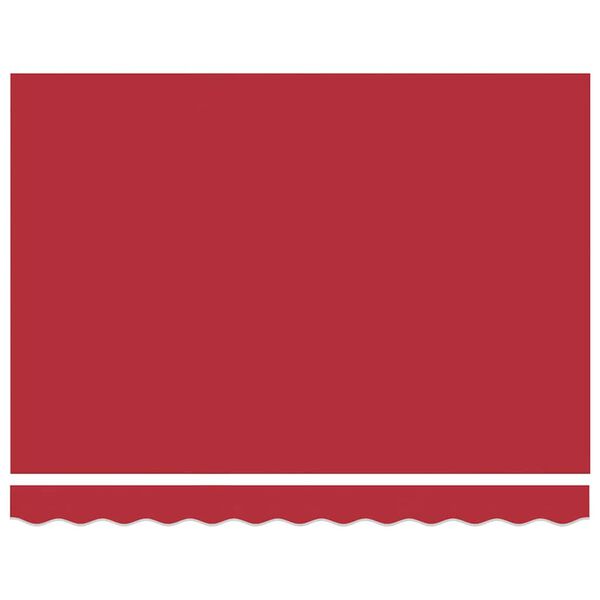 vidaXL Innvendbar Markise Rød 300x250 cm stoff