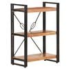 vidaXL Bokhylle 3 etasjer 60x30x80 cm heltre akasie
