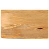 vidaXL Bordplate med naturlig kant 60x30x2,5 cm heltre mango
