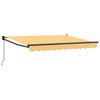 vidaXL Uttrekkbar markise sand 3 x 2,5 m 100% polyester og aluminium