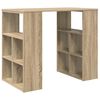 vidaXL Skrivebord Sonoma eik Konstruert tre 90 x 50 x 75 cm