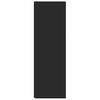 vidaXL Hj&oslash;rneskap svart 33x33x100 cm konstruert tre