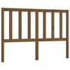 vidaXL Sengegavl honningbrun 156x4x100 cm heltre furu