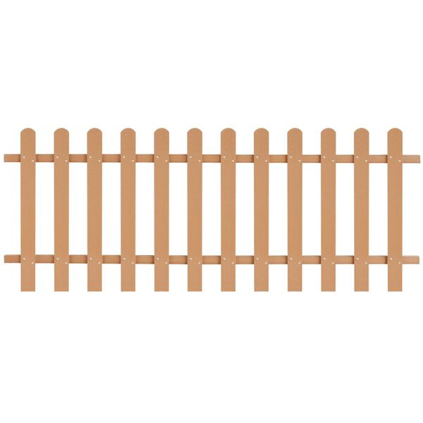 vidaXL Stakittgjerde WPC 200x80 cm
