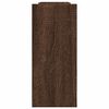 vidaXL Hylle til skrivebord brun eik 34,5x15,5x35,5 cm konstruert tre