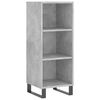 vidaXL Highboard betonggr&aring; 34,5x32,5x180 cm konstruert tre