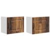 vidaXL Oppvaskmaskin-panel Kalmar 2 pcs Gammelt tre 50 x 31 x 40 cm