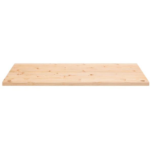 vidaXL Skrivebord 100x50x2,5 cm heltre furu