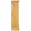 Bokhylle med 3 hyller meksikansk Corona-stil furu 80x29x100 cm