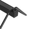 vidaXL Veggmontert sadelstativ svart jern