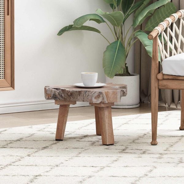 vidaXL Nattbord Brun 40 x 40 x 25 cm Massiv Reclaim Tre