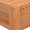 vidaXL Skrivebord med skuffer 120x40x75 cm heltre teak