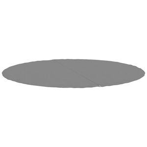 vidaXL Bassengduk lysegr&aring; &Oslash;244 cm polyester geotekstil