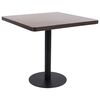 vidaXL Bistrobord m&oslash;rkebrun 80x80 cm MDF