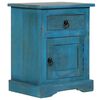 vidaXL Nattbord heltre mango 40x30x50 cm bl&aring;