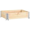 vidaXL H&oslash;ybed 60x80 cm heltre furu
