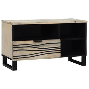 vidaXL TV Enheter 80 x 33 x 46 cm Hvit Konstruert tre