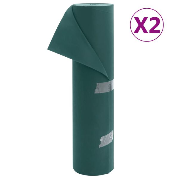 vidaXL Plantefleecetrekk 2 ruller 70 g/m² 50x1,6 m