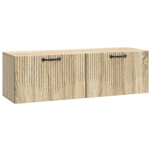 vidaXL Vegghengt TV skap Sonoma eik 98 x 31 x 30 cm Konstruert tre