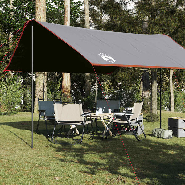 vidaXL Campingpresenning oransje 430x380x210 cm vanntett