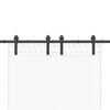 vidaXL Utstyr for skyved&oslash;r 200 cm st&aring;l svart