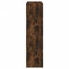 vidaXL Highboard med dører røkt eik 68x37x142 cm konstruert tre