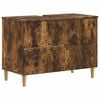 vidaXL Baderomsvaskeskap DELFT R&oslash;kt Eik 82 x 41 x 59 cm Konstruert tre