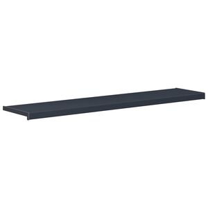 vidaXL Vinduskarmer Anthracitt med trestruktur 140 x 35 x 4,5 cm PVC