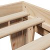 vidaXL Sengeramme uten madrass 90x200 cm heltre furu