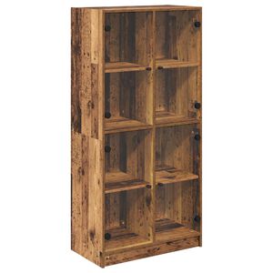 vidaXL H&oslash;yskap Gamle tre 68 x 37 x 142 cm Konstruert tre