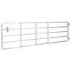 vidaXL 5 Jordeport st&aring;l (150-400)x90 cm s&oslash;lv