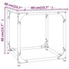 vidaXL Sidebord grå sonoma 40x40x40 cm konstruert tre