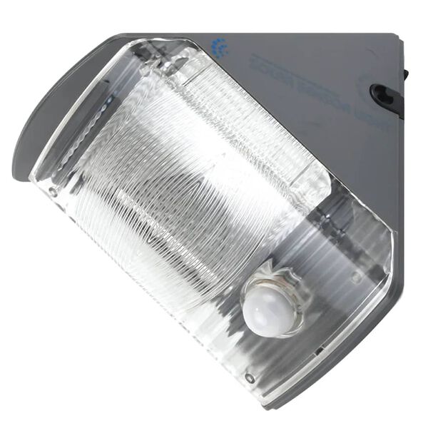 Ranex Soldreven vegglampe med PIR-Sensor 0,5 W svart 5000.261