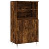 vidaXL Highboard r&oslash;kt eik 60x36x110 cm konstruert tre