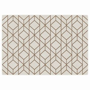 vidaXL Inne- og uteteppe kort luv flerfarget 160x230 cm sklisikkert