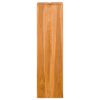 vidaXL Bokhylle 30x30x110 cm heltre teak