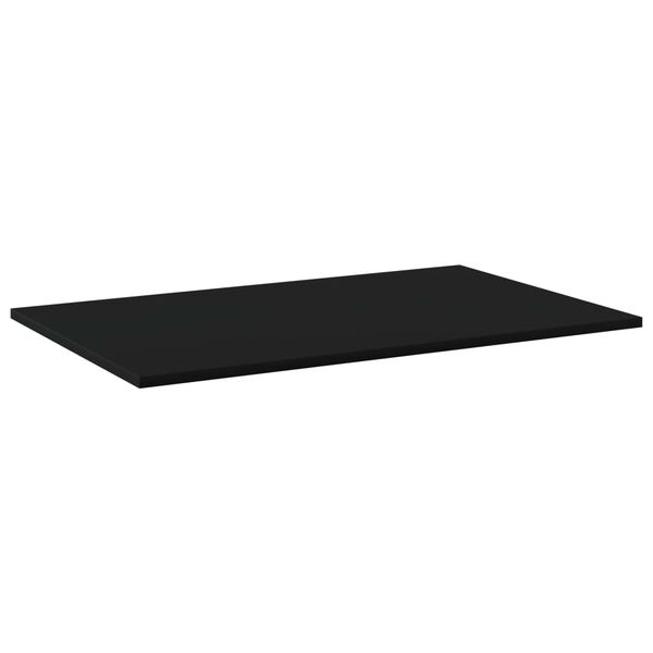 vidaXL Hylleplater 4 stk svart 80x50x1,5 cm sponplate