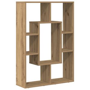 vidaXL Bokhylle artisan eik 63x20x90 cm konstruert tre