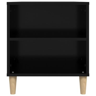 vidaXL TV-benk svart 102x44,5x50 cm konstruert tre