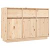vidaXL Skjenk 111x36x75 cm heltre furu
