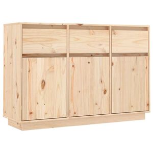 vidaXL Skjenk 111x36x75 cm heltre furu