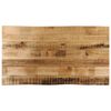vidaXL Bordplate naturlig kant 120x60x3,8 cm grovt heltre mangotre