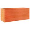 vidaXL Plantekasse voksbrun 110x40x46 cm heltre furu