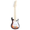 vidaXL Elektrisk gitar for barn med veske brun og hvit 3/4 30"