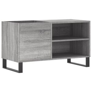 vidaXL Hifi-benk grå sonoma 85x38x48 cm konstruert tre