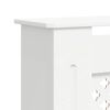 vidaXL MDF Radiatordeksel 205 cm hvit